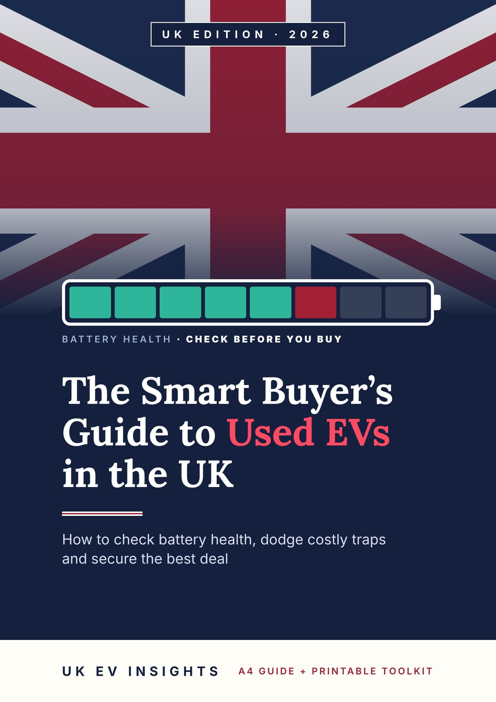 Cover of The Smart Buyer's Guide to Used EVs in the UK